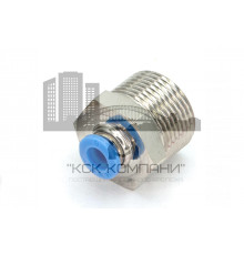 Пневмофитинг цанговый прямой с наружной резьбой PC 6-М22х1.5