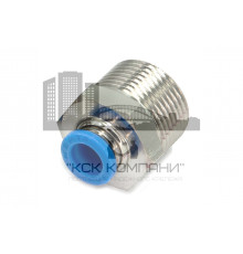 Пневмофитинг цанговый прямой с наружной резьбой PC 8-М22х1.5
