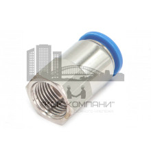 Пневмофитинг цанговый прямой с внутренней резьбой PCF 12-М16х1.5