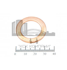 Шайба медная 22*33*1.5