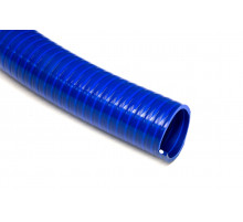 Шланг спиральный НВС Ф 38 мм из ПВХ серия "Фуэл" маслобензостойкий, синий (бухта 30 м)