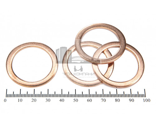Шайба медная 30*39*1.5