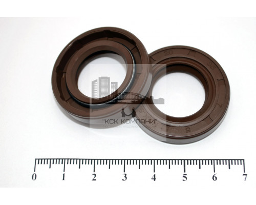 Сальник (манжета армир.) фторкаучук TC 20х35х7 FKM75