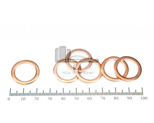 Шайба медная 16*22*1.0