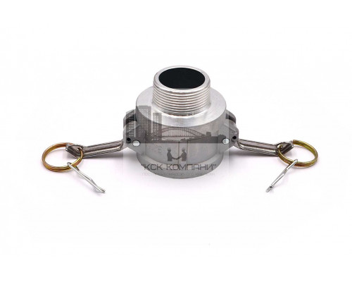 Камлок переходной алюм. В-2015 (МАМА 50мм + нар. резьба 38мм) 2 х 1 1/2