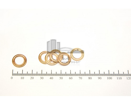 Шайба медная 9*15*0.5 (2 волны)