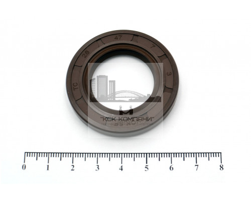 Сальник (манжета армир.) фторкаучук TC 28х47х7 FKM75