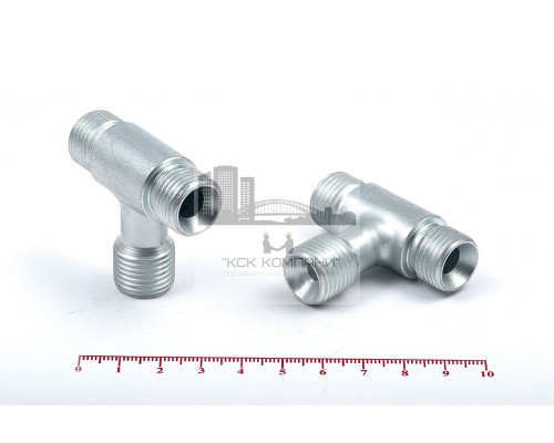 Тройник для РВД 22/22/22 М 18х1.5 - 18х1.5 - 18х1.5