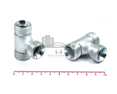 Тройник для РВД 24/24/24 М 20х1.5 - 20х1.5 - 20х1.5