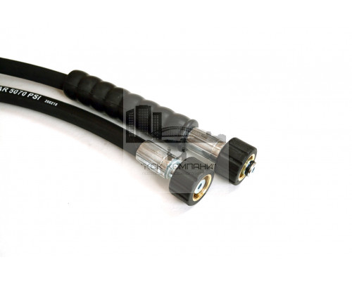 Рукав для автомоек РВД 10 м 08-2SN S27 DKF-W (М22х1.5) 35МПа (гайка пластик)