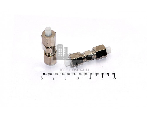Фитинг пневматический цанговый латунный прямой NKI 4