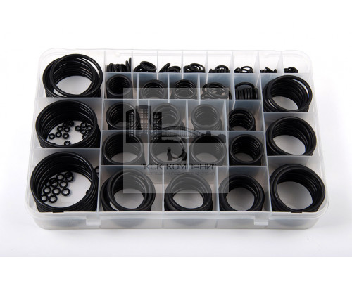 Набор колец резиновых уплотнительных O-Ring NBR70 Дюйм. (№8В) 407шт