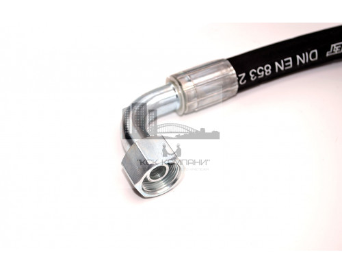 Рукав РВД 12-2SN S27 DK (М22х1.5) 27.5МПа 1050 0-90