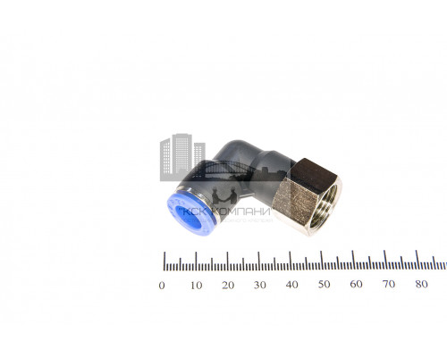 Пневмофитинг цанговый L-образный с внутренней резьбой PLF 10-03 (R3/8)