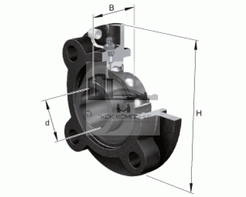 Подшипниковый узел 480206 (UCFC 206)