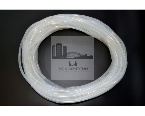 Трубка 6х2 силиконовая прозрачная