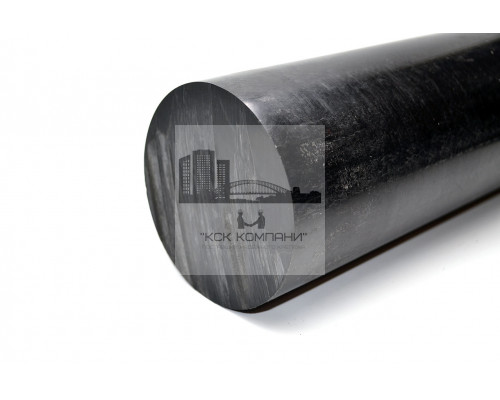 Полиацеталь черный стержень Ф100 мм ПОМ-С (L=1000 мм, ~12,0 кг)