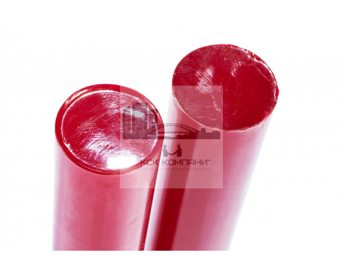 Полиуретан стержень Ф 75 мм (400 мм, 2.2 кг, красный, ШОР А85) Россия