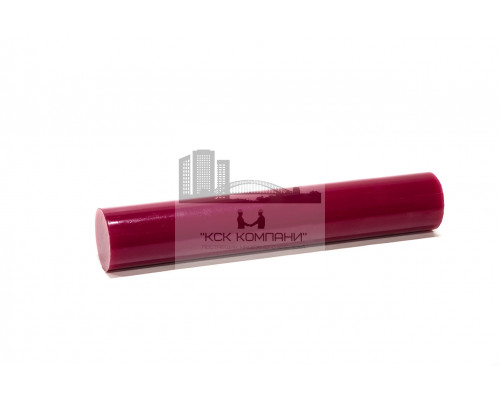 Полиуретан стержень Ф 75 мм (400 мм, 2.2 кг, красный, ШОР А85) Россия