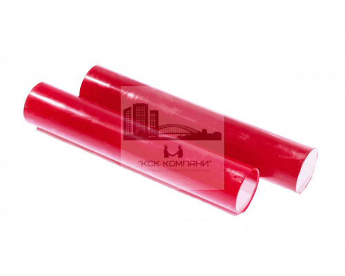 Полиуретан стержень Ф 75 мм (400 мм, 2.2 кг, красный, ШОР А85) Россия
