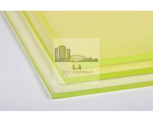 Полиуретан листовой 10 мм (500х500 мм, ~3.2 кг, жёлтый) Китай