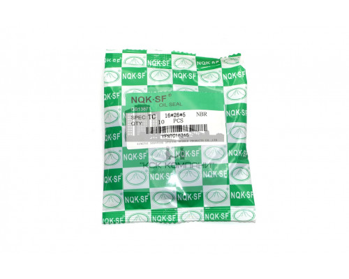 Сальник (манжета армированная) TC 16х26х5 NBR70