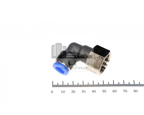 Пневмофитинг цанговый L-образный с внутренней резьбой PLF 10-04 (R1/2)
