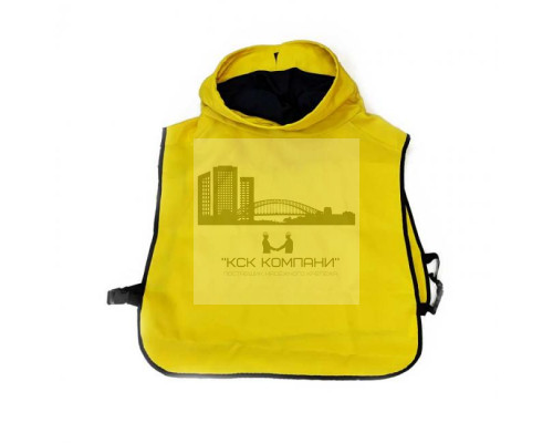 Пелерина в сборе для шлема Comfort (желтая)