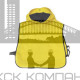 Пелерина в сборе для шлема Comfort (желтая)