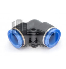 Фитинг пневматический цанговый пластиковый Г-образный PUL 14