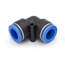Фитинг пневматический цанговый пластиковый Г-образный PUL 15