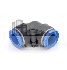 Фитинг пневматический цанговый пластиковый Г-образный PUL 15