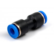 Фитинг пневматический цанговый пластиковый прямой PUC 6