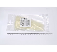 Кабельная стяжка белая 3х160 мм пластиковая (100 шт)