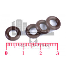 Кольцо 005-009-25-2-6 (004.5-2.5) фторкаучук FKM75 ГОСТ 9833-73