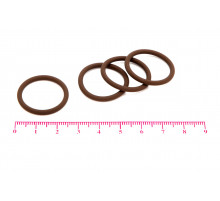 Кольцо 021-025-25-2-6 (020.5-2.5) фторкаучук FKM75 ГОСТ 9833-73