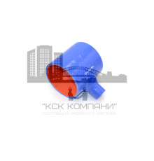 Патрубок силиконовый Т образный Ф 102 мм L 105 мм (отвод 25 мм)