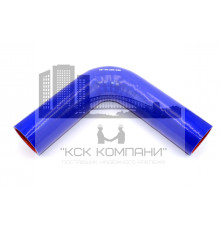 Патрубок силиконовый угловой Ф 63 мм L 250х250 мм, 90 град.