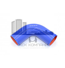 Патрубок силиконовый угловой Ф 65 мм L 150х150 мм, 90 град.