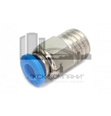 Пневмофитинг цанговый прямой с наружной резьбой PC 4-М10х1.5
