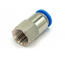 Пневмофитинг цанговый прямой с внутренней резьбой PCF 10-М14х1.5