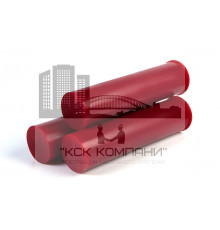 Полиуретан стержень Ф 100 мм (400 мм, 3.9 кг, красный, ШОР А85) Россия