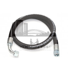 Рукав РВД 12-2SN S24 DK (М20х1.5) 27.5МПа 1250 0-90