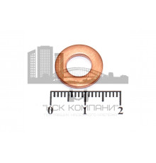 Шайба медная 7*14*1.5
