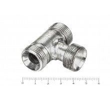 Тройник для РВД 27/27/27 М 22х1.5 - 22х1.5 - 22х1.5