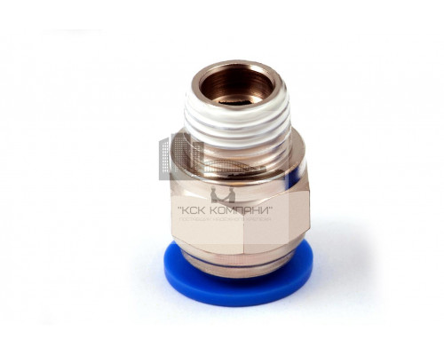 Пневмофитинг цанговый прямой с наружной резьбой PC 10-02 (R1/4)
