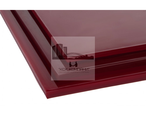 Полиуретан листовой 15 мм (500х500 мм, ~4.7 кг, красный) Россия