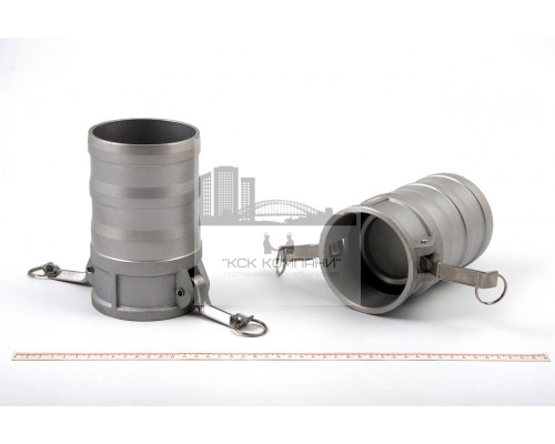 Камлок переходной алюм. С-3040 (МАМА 75мм + штуцер 100мм) 3 х 4