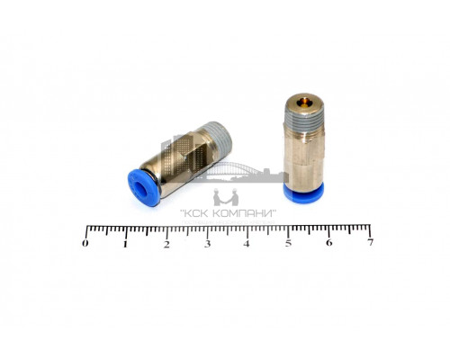Пневмофитинг обратный клапан с наружной резьбой CVPC 4-01 (R1/8)