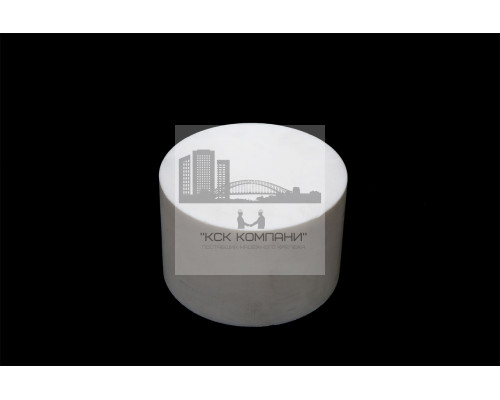 Фторопласт Ф-4 стержень Ф160 мм (~105 мм) пресс.